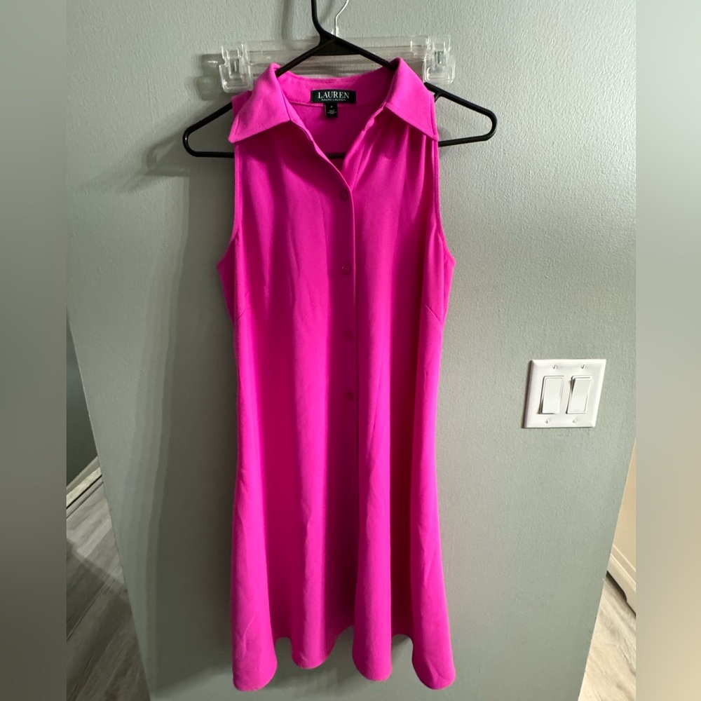 - Lauren Ralph Lauren Orchard Pink Dress size 4